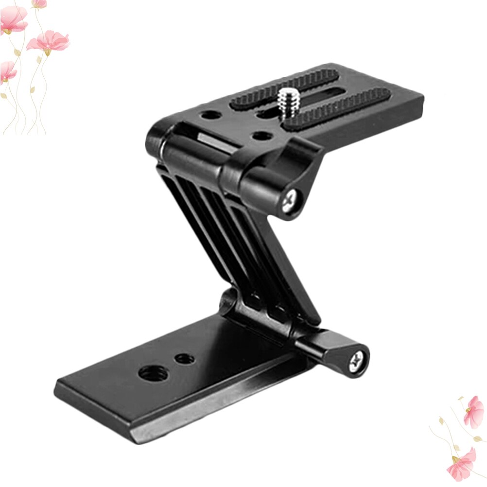 Tilt Head Z Mount Bracket Tripod Head Quick Release Plate Mounting for Monopod Slider Rail Cage Rig Stabilizer Gimbal for DSLR