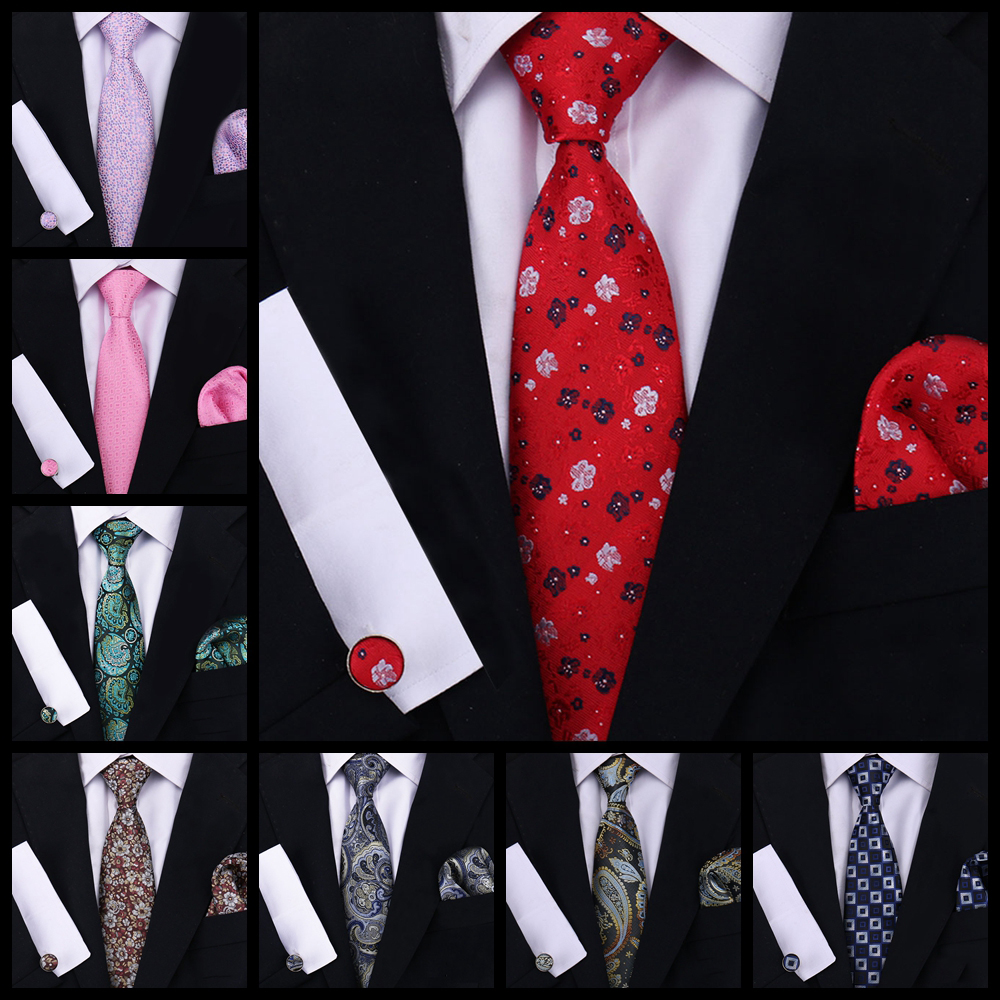 Homens gravatas gravata lenços clássicos xadrez gravata abotoaduras para homens blusa negócios acessórios de casamento mulher colar homem presente