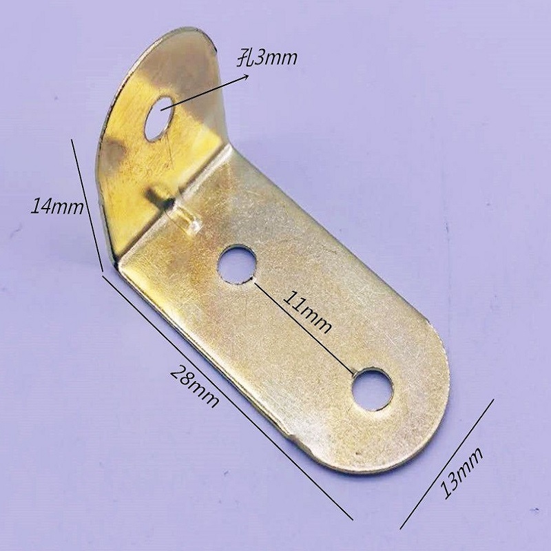 Metal Z Shape Photo Picture Frame Braces Brackets 100PCS: Orange