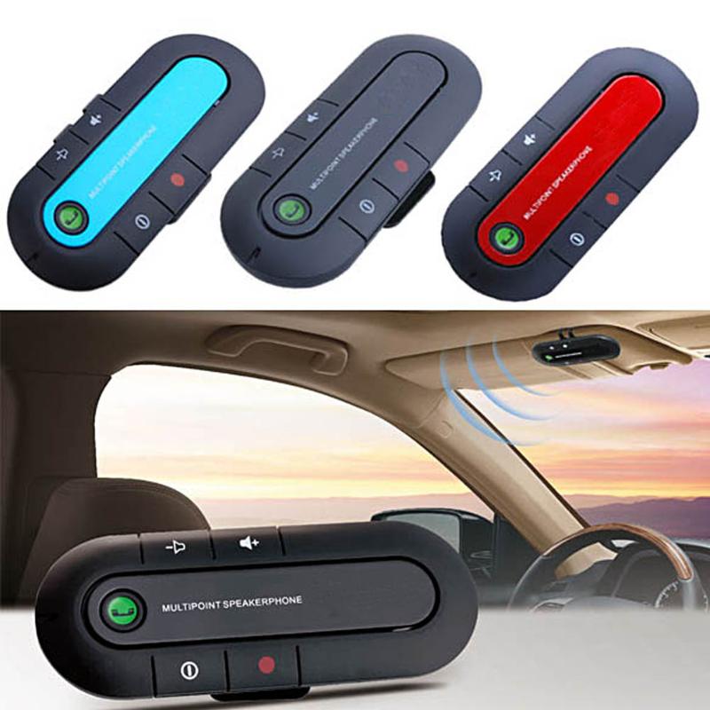 Bluetooth V3.0 Draadloze Luidspreker Slanke Handsfree In Car Kit Visor Clip Bluetooth Carkit