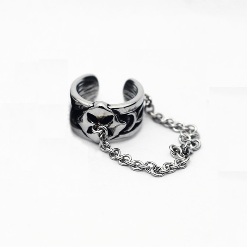 1pc nowy modny Vintage 316 ze stali nierdzewnej stadniny kolczyki dla mężczyzn Punk koreański Hip Hop Goth srebrny kolor mężczyzn kolczyki biżuteria prezent