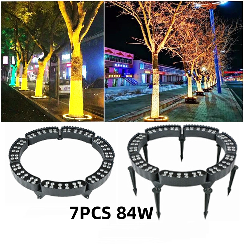 1 stks 12 W Boom Holding Lamp Outdoor IP65 Waterdichte Tuin Spot Ondergrondse Lampen Landschap Verlichting AC85-265V DC24V RGB Licht