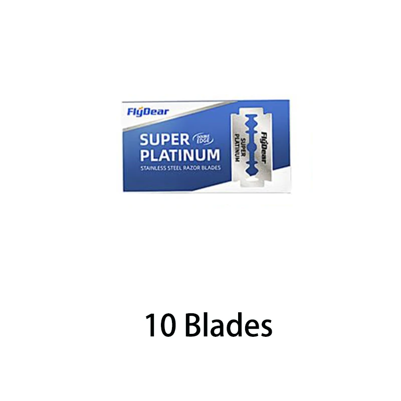 Gammeldags dobbeltsidede barberblade gammeldags barberblade manuelle barberblade barberblade til mænd: Guld
