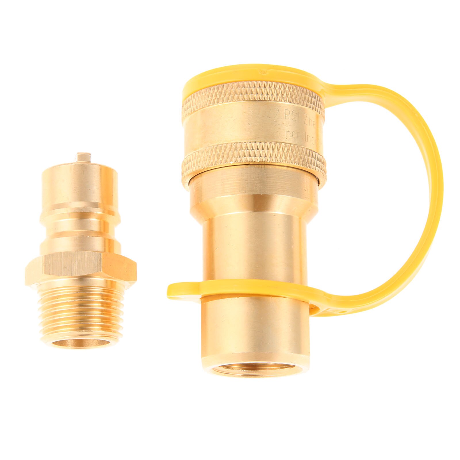 Kit de conexión rápida de Gas de 1/2 &quot;, Conector de desconexión con enchufe de inserción macho, adaptador de conexión rápida de propano de Gas Natural de latón de 1/2 pulgadas