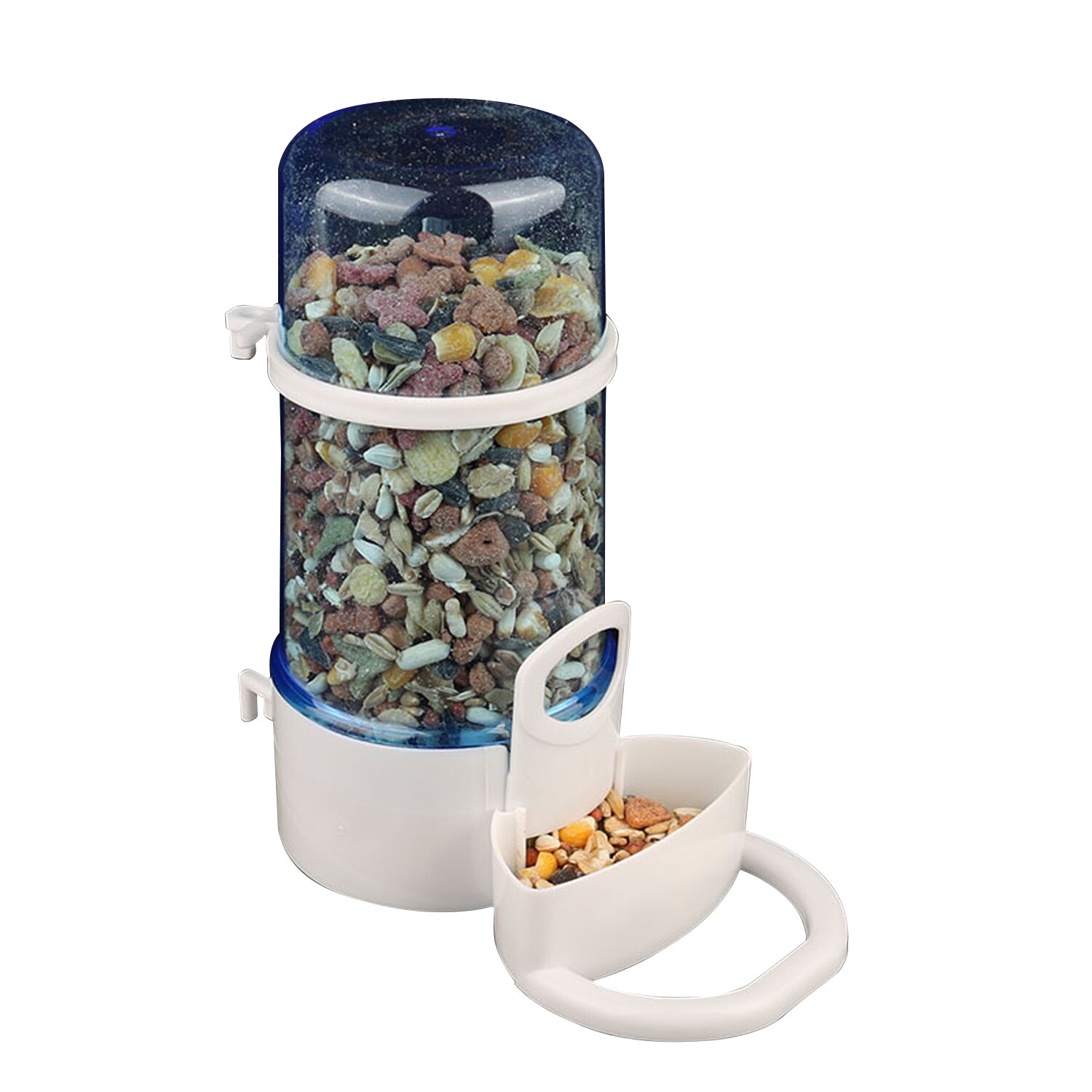 Automatic Bird Feeder Dry Food Dispenser Bird Seed Food Water Feeding Feeder Bowl Dispenser for Parrot Bird Hamster Hedgehog