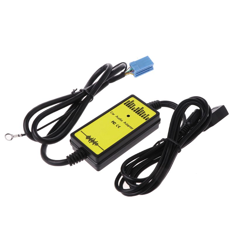 Voiture USB Aux-in adaptateur CD lecteur MP3 Interface Radio 12 broches pour siège