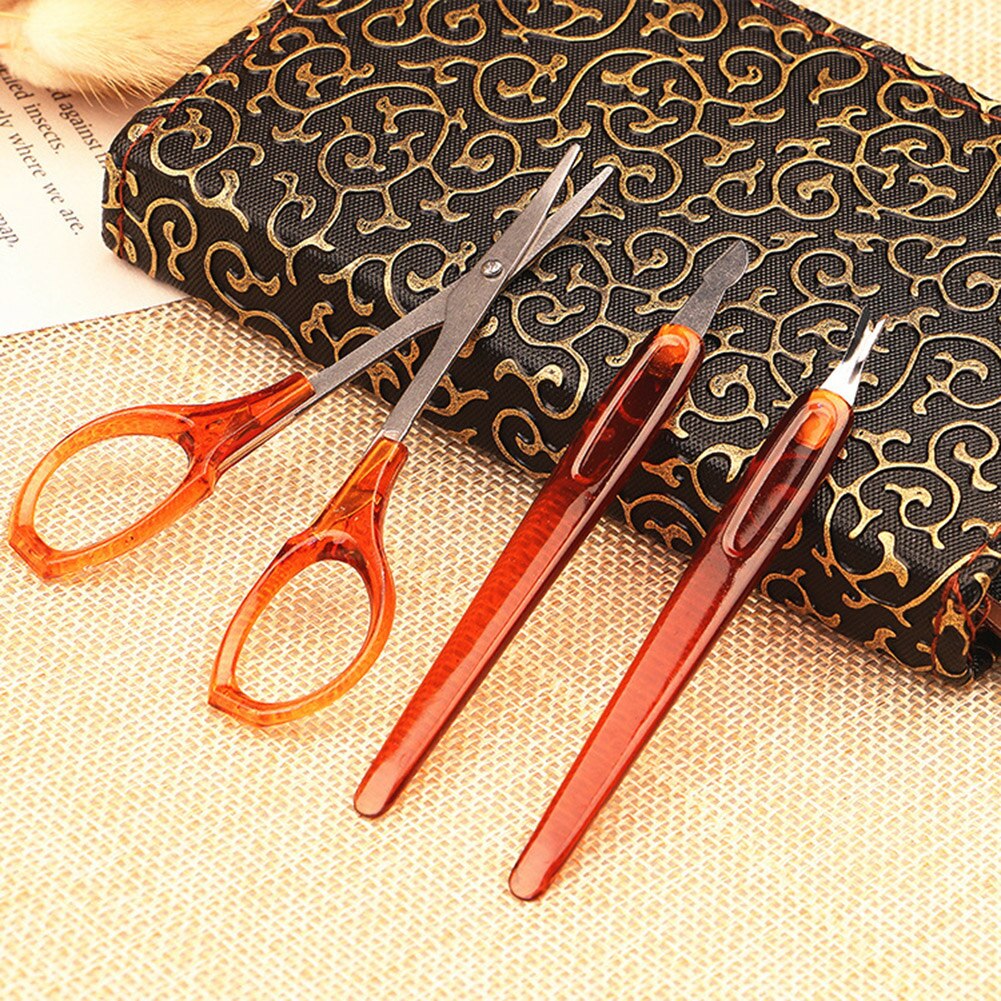 10Pcs Professionele Manicure Set Rvs Nail Clipper Kit Pedicure Scissor Tweezer Oor Pick Nail Care Grooming Tool Sets