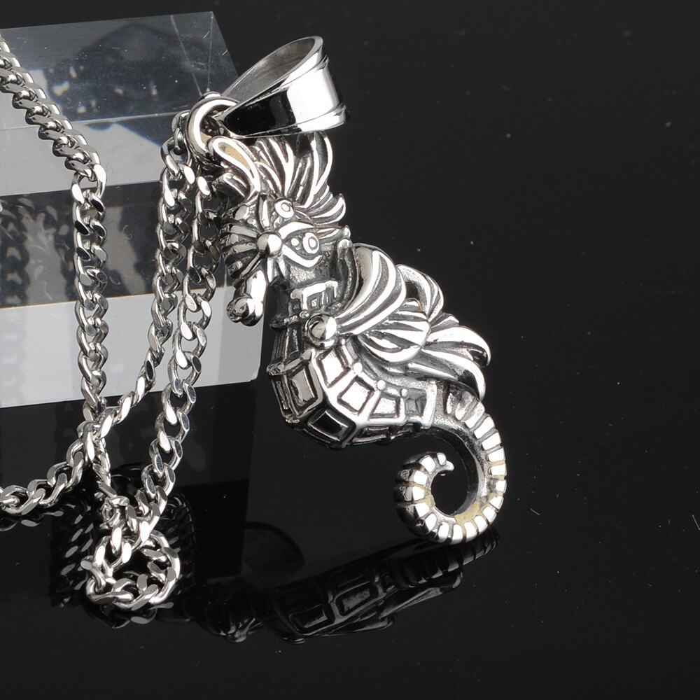 316L Rvs Hippocampus Hanger Necklacehigh Mode Ketting Unisex Sieraden 316LP021