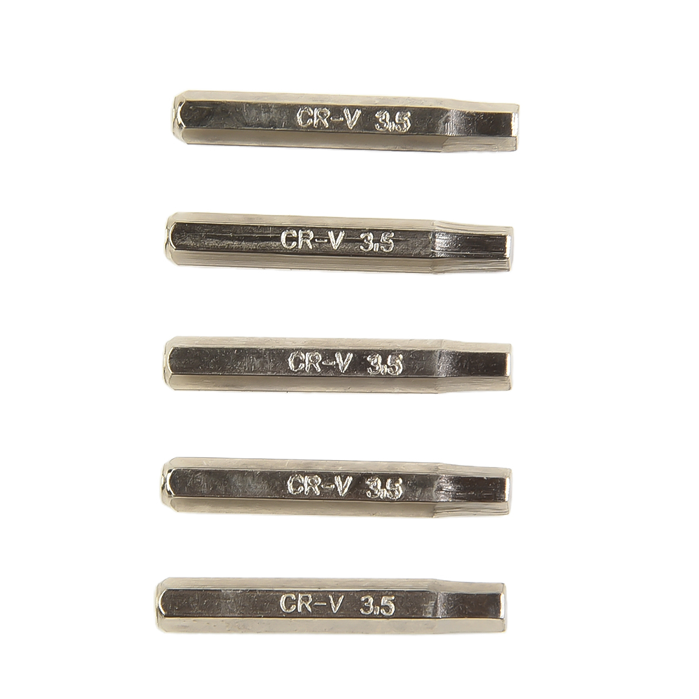 Embout de tournevis H4 × 28mm, petit embout de tournevis hexagonal H0.7 H0.9 H1.5 H3 H4 4mm, tige hexagonale, outil d'équipement de vis pour l'industrie du meuble 5 pièces: Rose