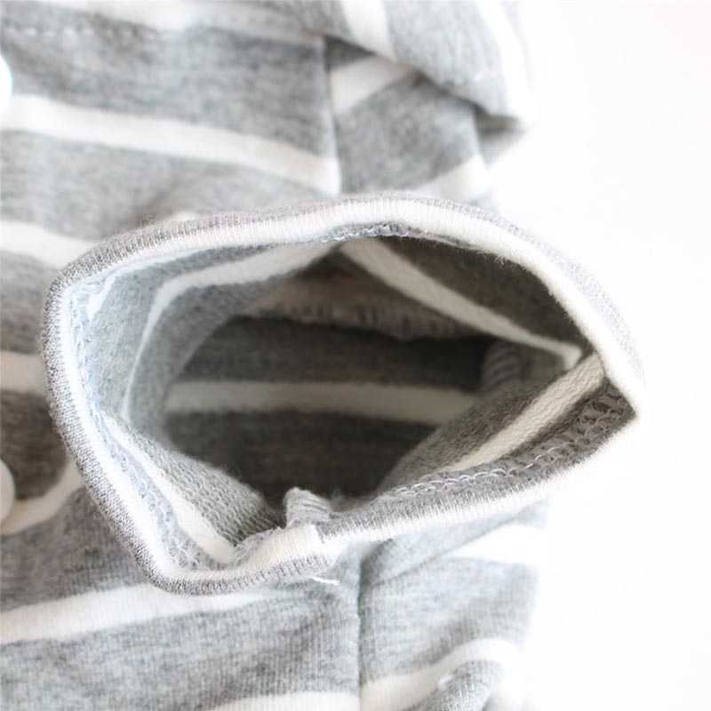 Spring Stripe Pet Dog Clothes for Small Dogs Jeans Dog Overalls Puppy Cat Denim Jumpsuit for Chihuahua Clothing Navy Gray XS-XXL