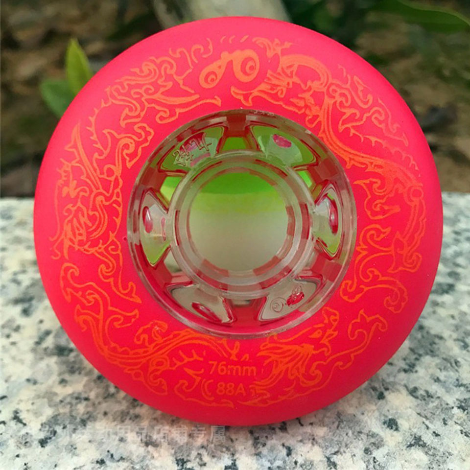 Japy skate 88 ~ 89a dragon rulleskøjtehjul slalom glidende inline skate sko dæk til seba powerslide patine