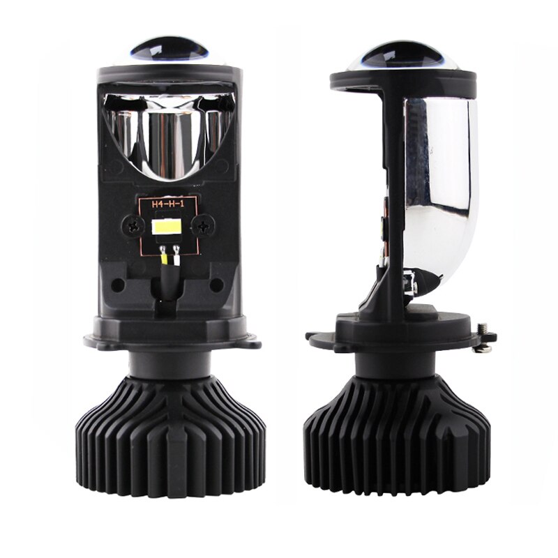 H4 Led Koplamp H8 H7 Led Canbus Led Verlichting Voor Auto Auto Lamp Met Mini Projector Lens Fan Cooling 8000LM running Lights Lamp: 2pcs Include