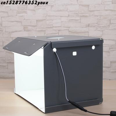 SANOTO Mini Photo Studio Box Photography Backdrop portable Softbox LED Light Photo Box fold Photo Studio Soft Box