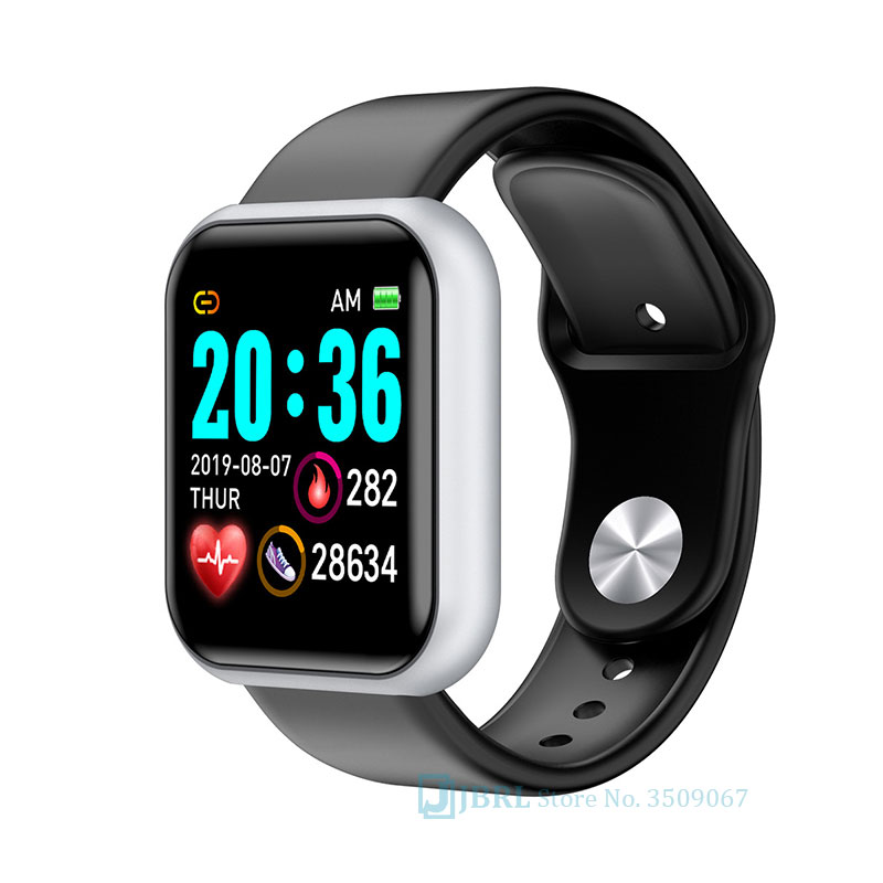 Nouvelle montre intelligente femmes hommes martwatch pour Android IOS électronique horloge intelligente Wach Fitness Tracker haut carré montre intelligente