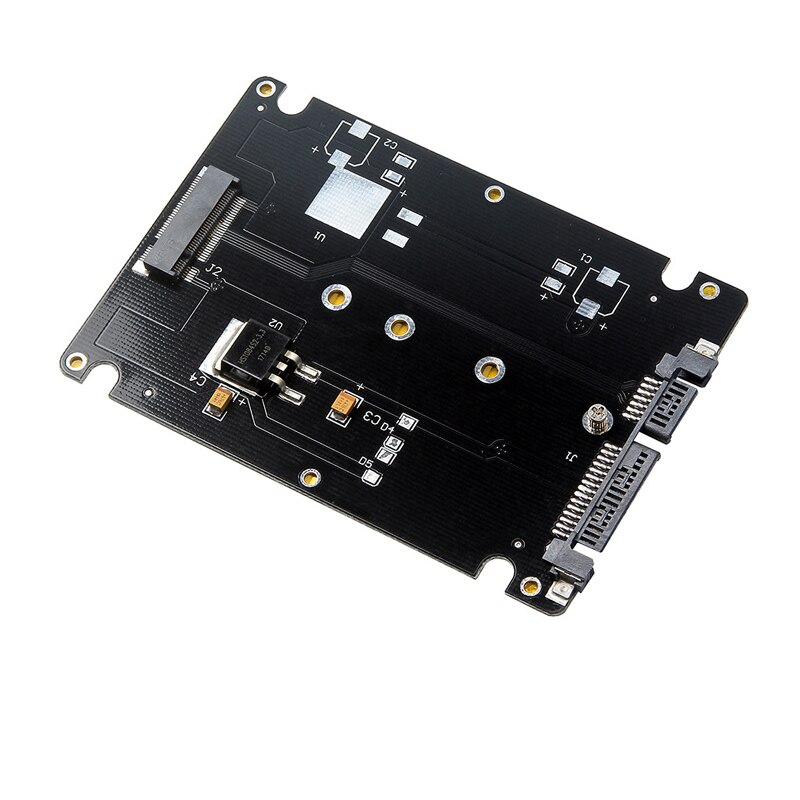 Adaptador SSD M2 SATA de 2,5 pulgadas, tarjeta convertidor SATA de 22 pines SSD M.2 NGFF,