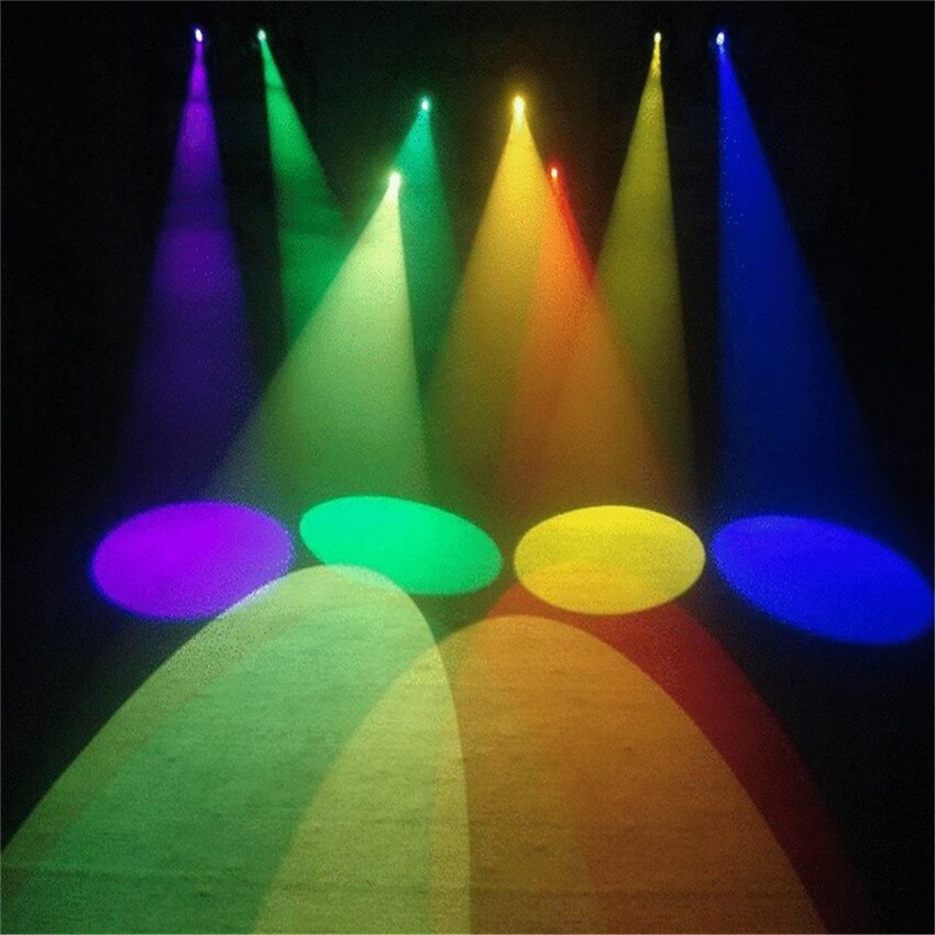 Spot lumineux pour Disco Bean LED de 5W, lumière de scène monocouleur avec faisceau de boule, lampe pour scène pour DJ fête KTV KTV