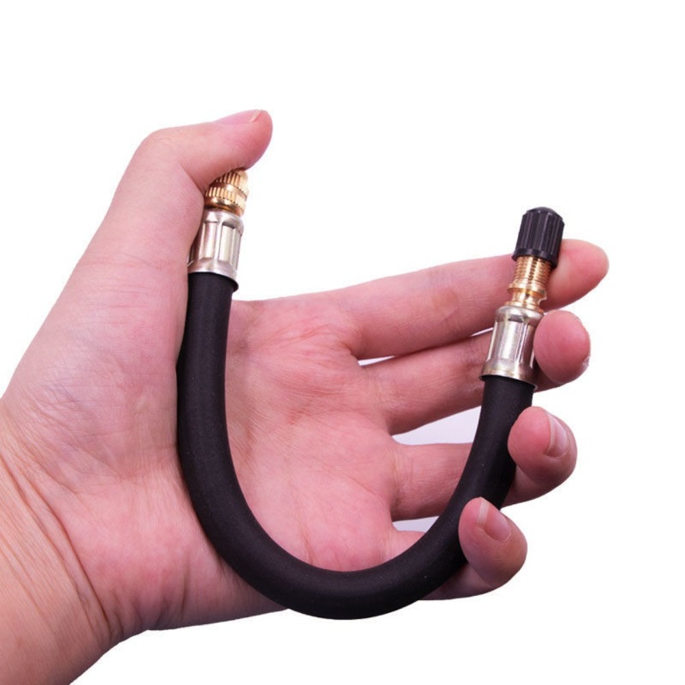 Extensores flexíveis da válvula do pneu, extensão da haste da válvula do inflador do pneu para carros, caminhão, motocicleta, adaptador extensor da haste da válvula de ar