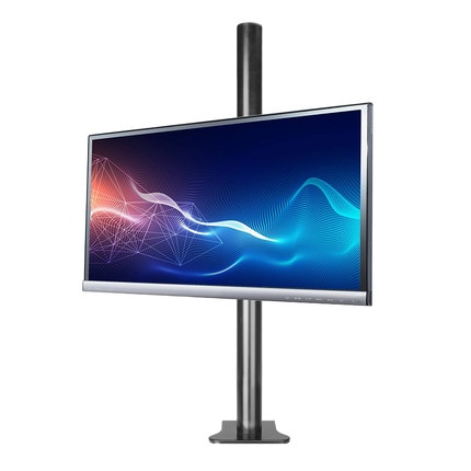 DL-T300-140 pivot rotate Big base steel 10&quot;-27&quot; monitor stand lcd monitor mount bracket 10kg computer desktop stand