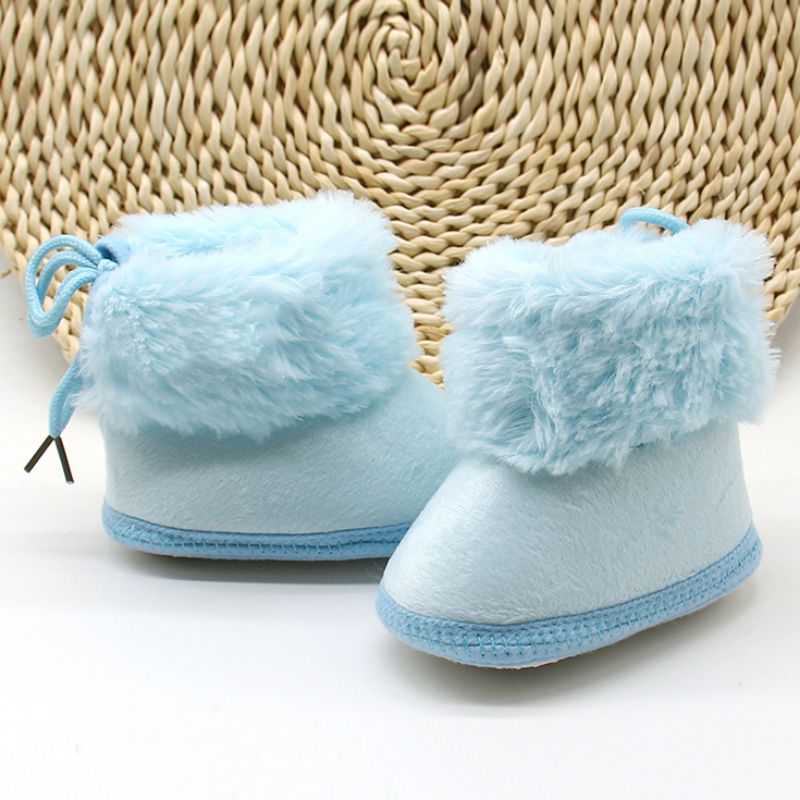 Winter Süße Neugeborenen Baby Mädchen Prinzessin Winter Stiefel Erste Wanderer Weichen Sohlen Kleinkind Kleinkind freundlicher Mädchen Schuhe Schuhe