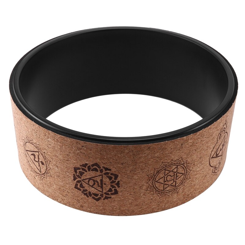 Rubber Yoga Wiel Yoga Wiel Taille Elastische Fitness Apparatuur Cirkel Roller Voor Rugpijn Stretching Fitness Cirkel