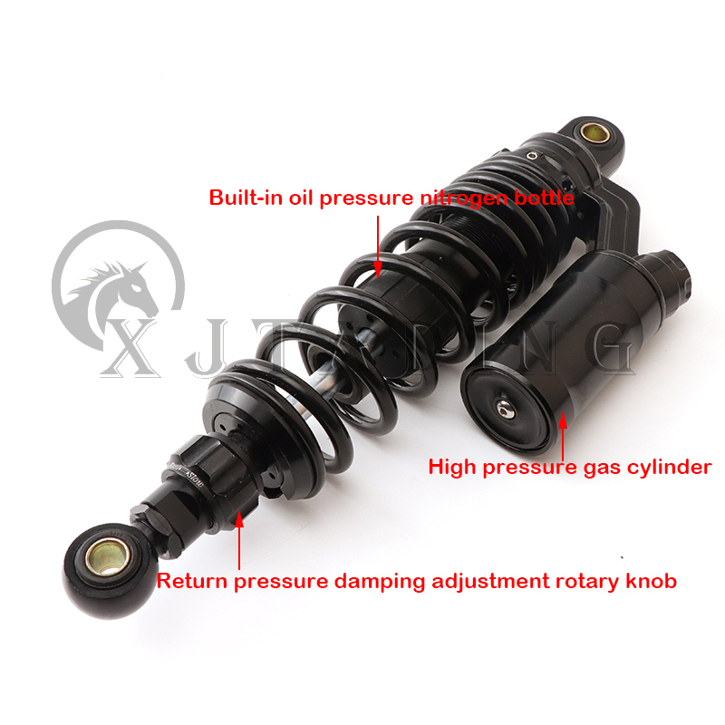 Amortiguador trasero ajustable CNC para coche eléctrico, scooter, motocicleta, Pit Dirt Bike modificado, 320mm/340mm/360mm, 1 piezas