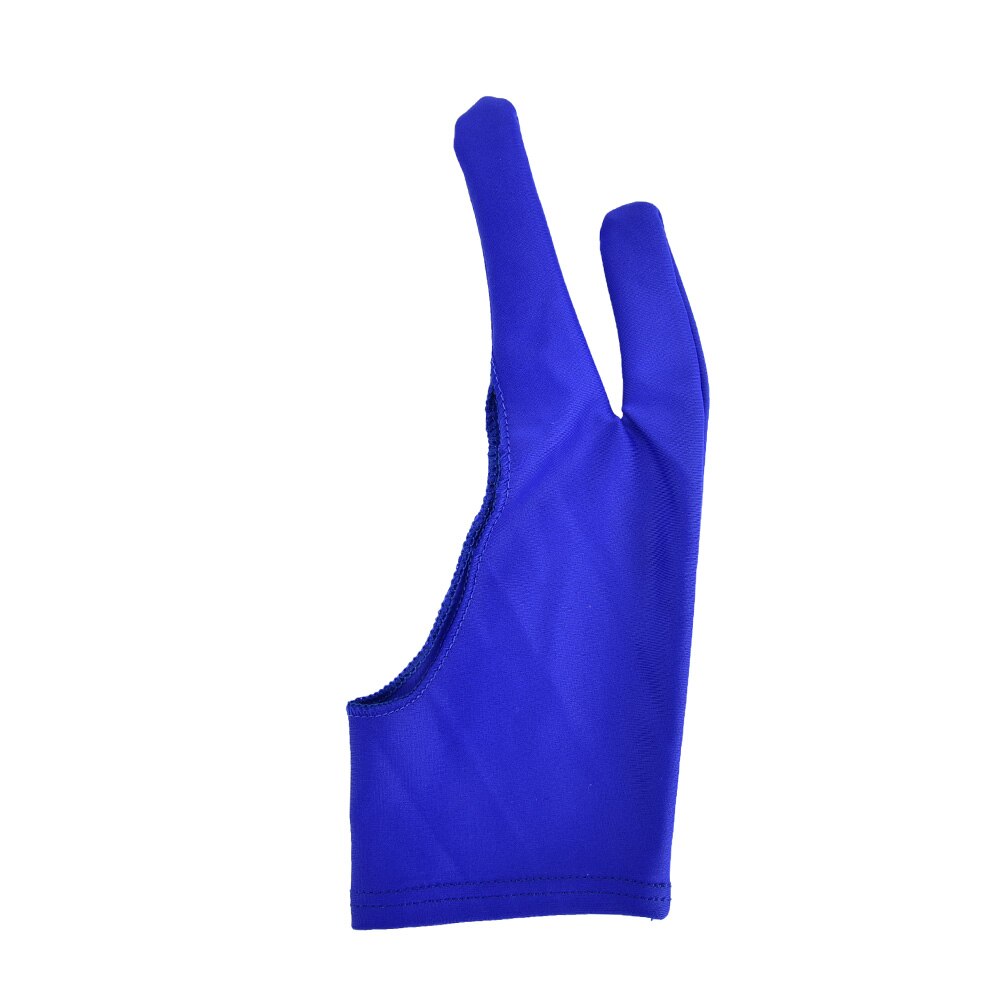 Blau 2 Finger Anti-Verschmutzung Handschuh, sowohl Für Rechts Und Verknüpfungen Hand Künstler Zeichnung Für Alle Grafiken Zeichnung Tablette: Blau L