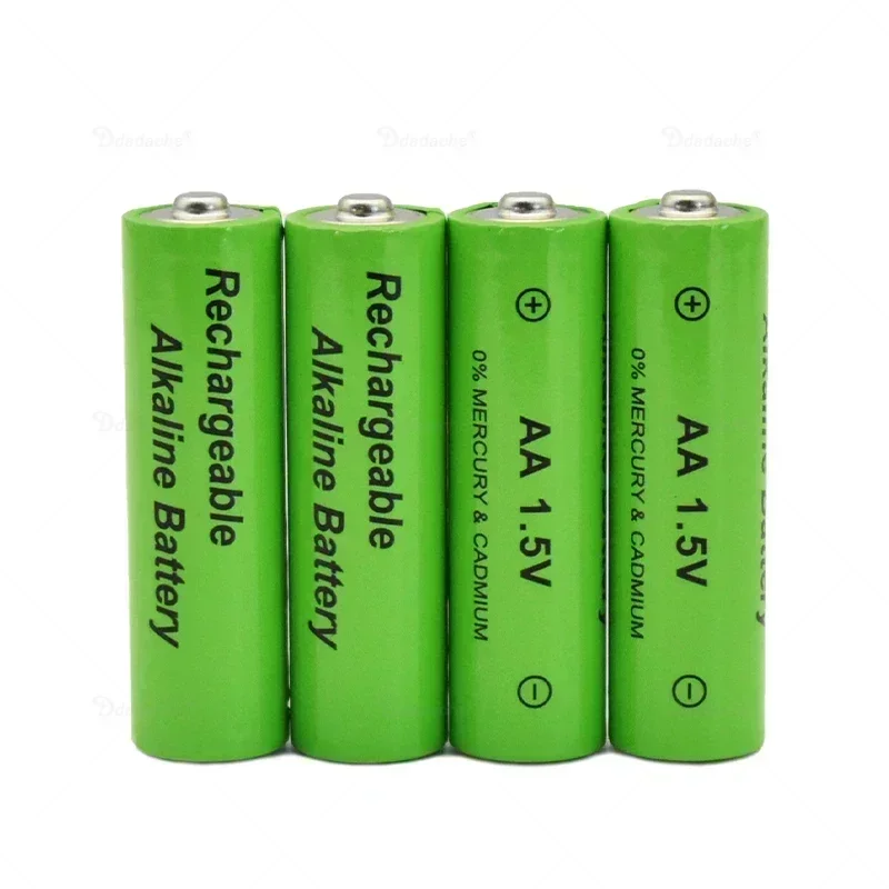 100% Brand Rechargeable Battery AA 1.5V 4800mah Chargeable for Clock Toys Flashlight Remote Control Camera Battery+charger