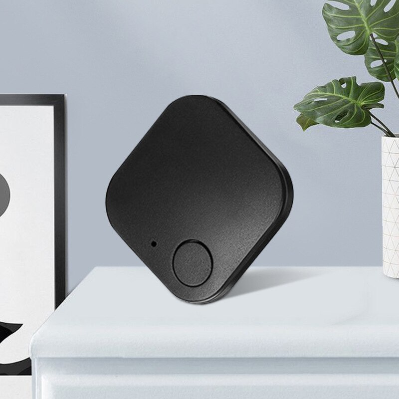 Black square tracker, locator, Bluetooth tracker, two-way anti-lost device, compact and portable, multiple application scenarios