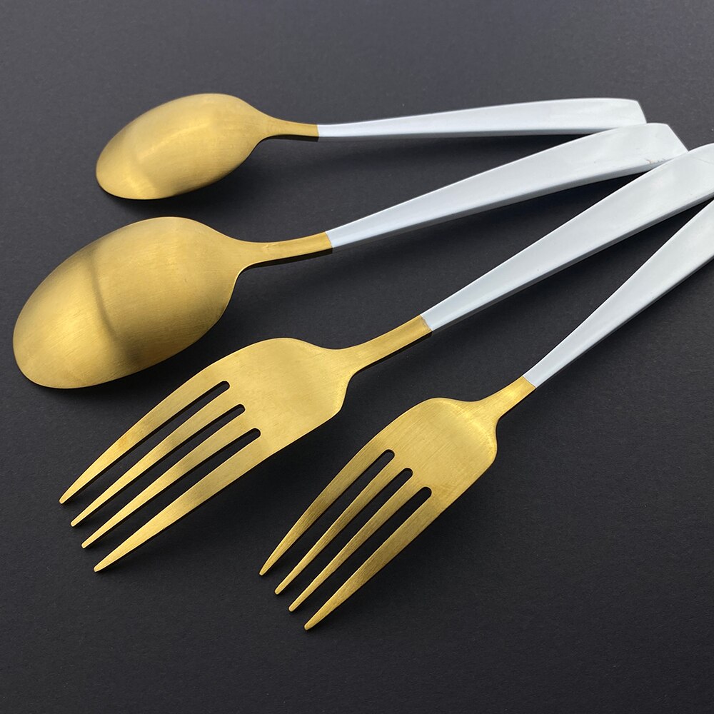 Couverts en acier inoxydable, 20 pièces, noir mat, service de table, couteau à dîner, fourchette à Dessert, cuillère, vaisselle de table, couverts de cuisine pour la maison