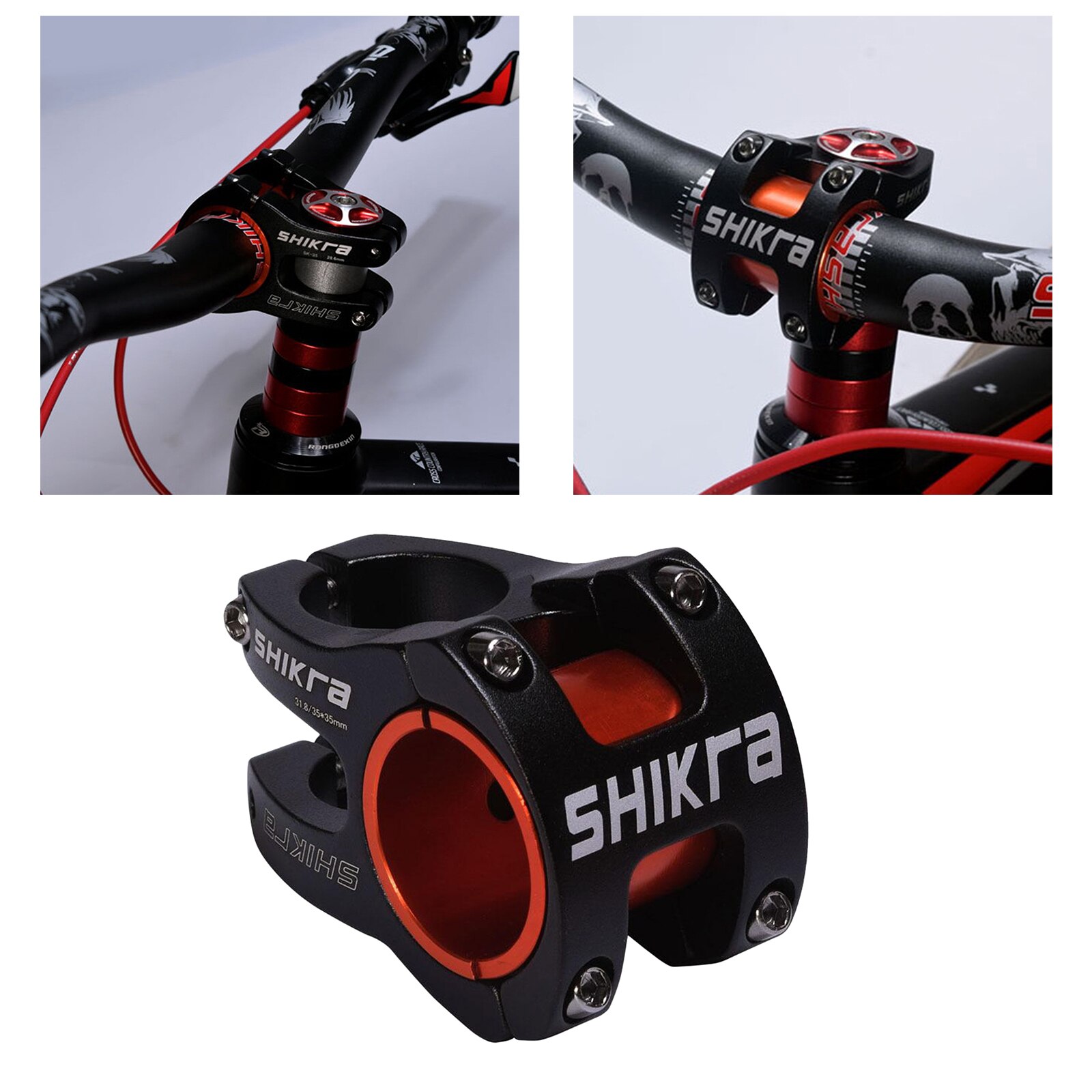 Mtb Stuurpen 31.5Mm 35Mm Bar Klem Licht Sterke Legering Stem Voor Mountainbike Reparatie Onderdelen