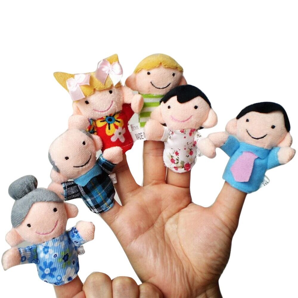 6 Pcs Vinger Zelfs Storytelling Goed Speelgoed Handpop Voor Baby
