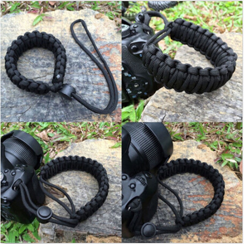 Verstelbare Sterke Camera Verstelbare Pols Lanyard Strap Grip Weave Cord Voor Para Koord DSLR