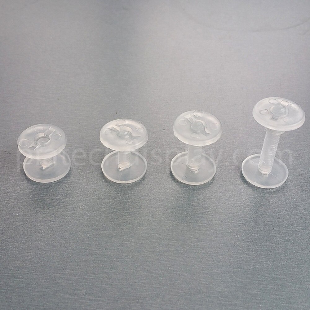 Rivetti per rilegatura in nylon di plastica viti di fissaggio a dado viti per leganti ondulati inviare serratura bottoni automatici intrecciati a mano 400impostato ambientali