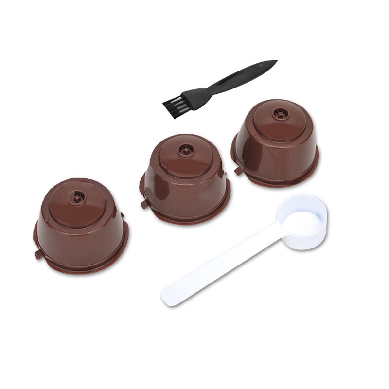 3 Stuks Hervulbare Herbruikbare Espressocapsule Voor Koffiezetapparaat Herbruikbare Capsule Navullen Lege Capsule Ds