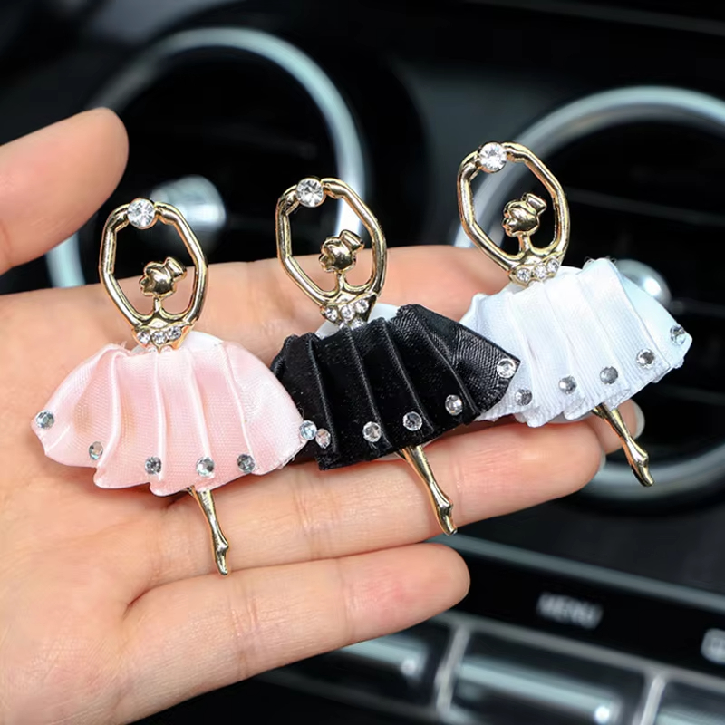 Auto Parfum Clip Ballet Meisje airconditioning Outlet Parfum Clip Ballerina Meisje Luchtverfrisser Geur Clip Auto Decor Accessoires