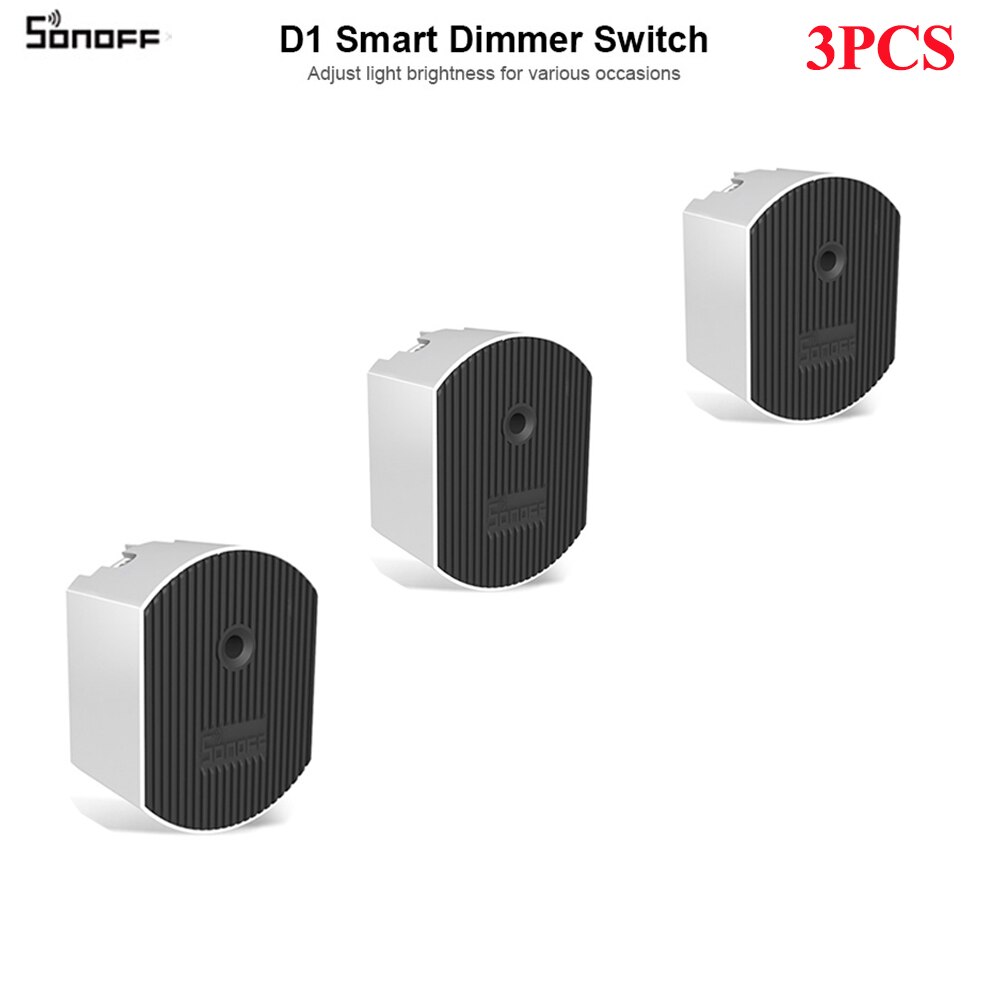 Sonoff D1 Smart Dimmer Switch Wifi Wireless Smart Home Automation Timer DIY Switch Via Ewelink App Work with Alexa Google Home: Sonoff D1 3PCS
