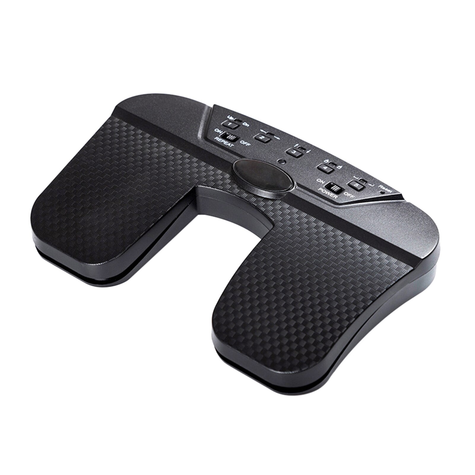 Black Wireless Page Flipper Durable ABS Music Pedal Portable Tablets Bluetooth Guitar Rechargeable Accessories Smart Practical