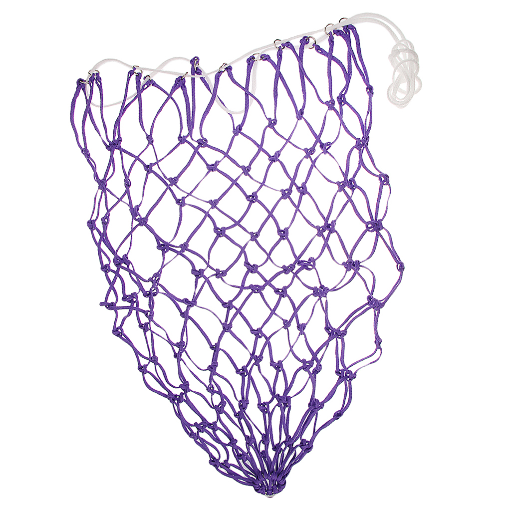 Durable 92cm/ 36" Nylon Slow Feed Hay Net for Horses: Purple