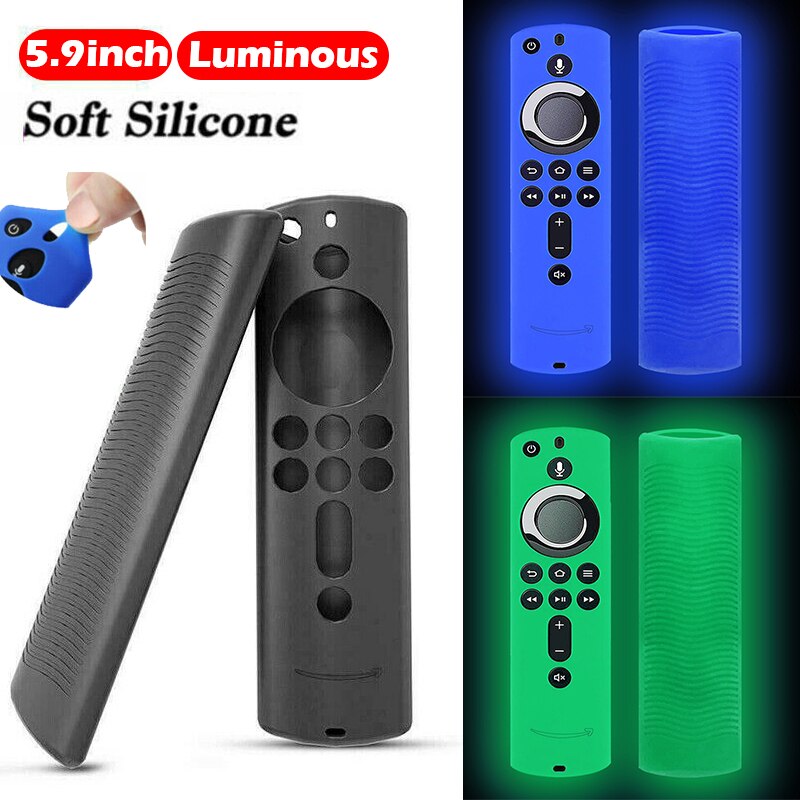 Luminous Silicone Case Shockproof Cover For Fire TV Stick 4K / Fire TV (3rd generation) / Fire TV Cube Voice Remote Control