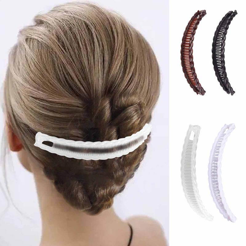 Haarspeldjes Vintage Kammen Tool voor dik krullend haaraccessoires Fishtail Haarclip Bananenclip Set voor vrouwen Haarstylingtools