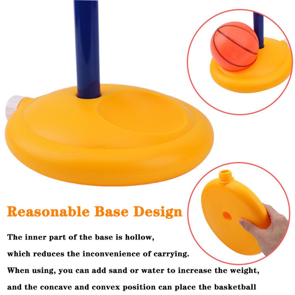 Child's Sporting Goods Adjustable Indoor Basketball Rack Basketball Combination Adjustable indoor basketball hoop basketball#30