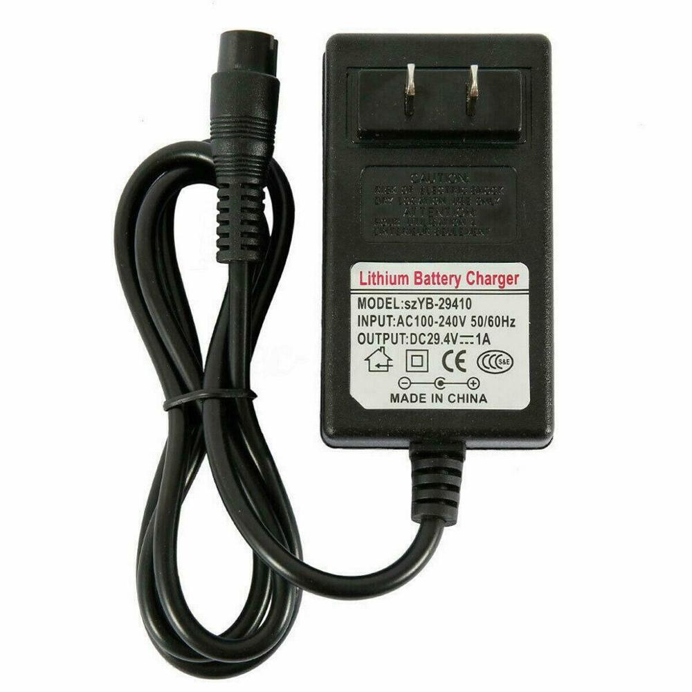 24V 1A chargeur de batterie pour rasoir E150 E125 E200 E225 E300 E325 E100 fou chariot et fou chariot changement électrique Scooter cordon d'alimentation