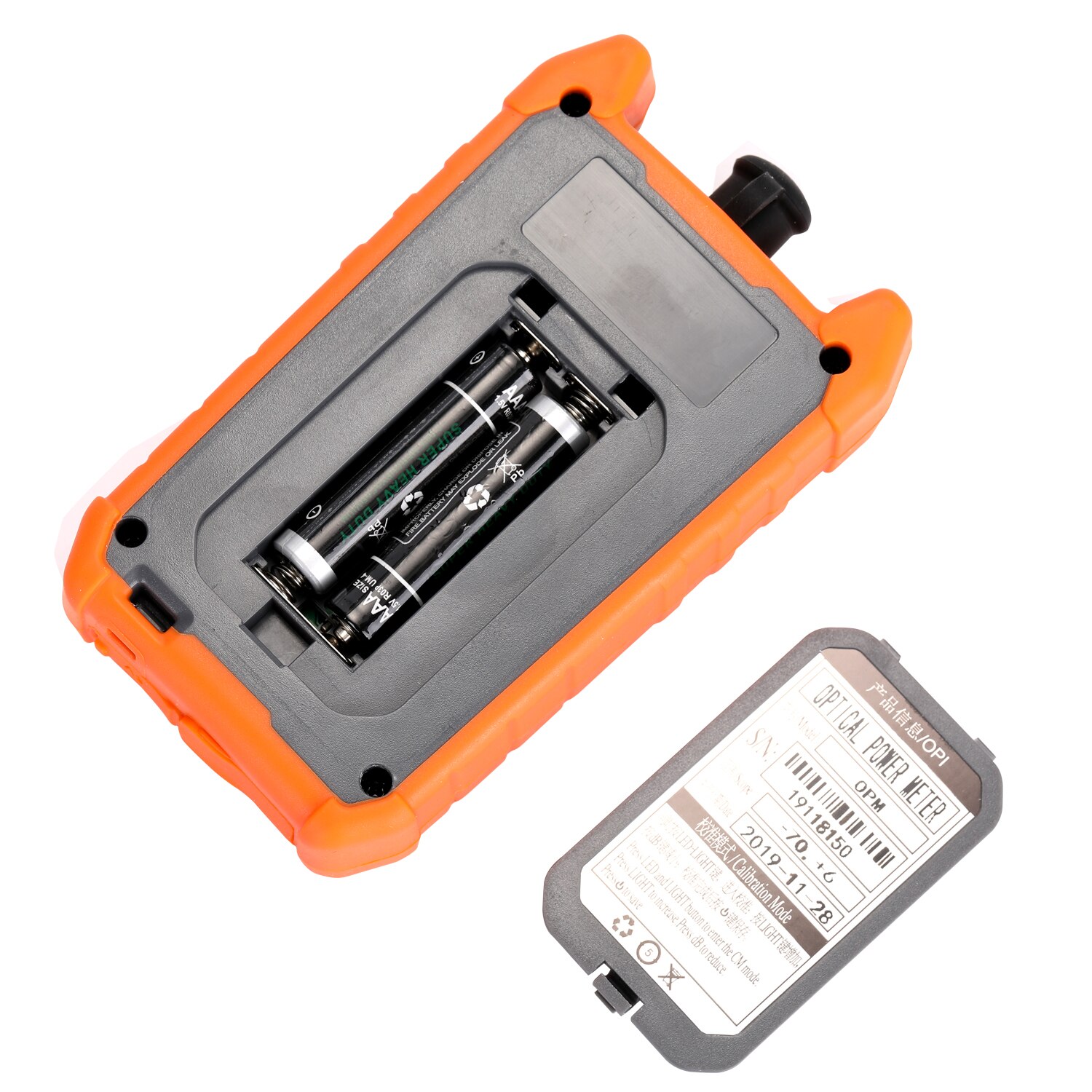 Portable Mini Fiber Optical Power Meter 8 Wavelengths with LED Light Network Cable Tester FTTH Fiber Optic Cable Tester