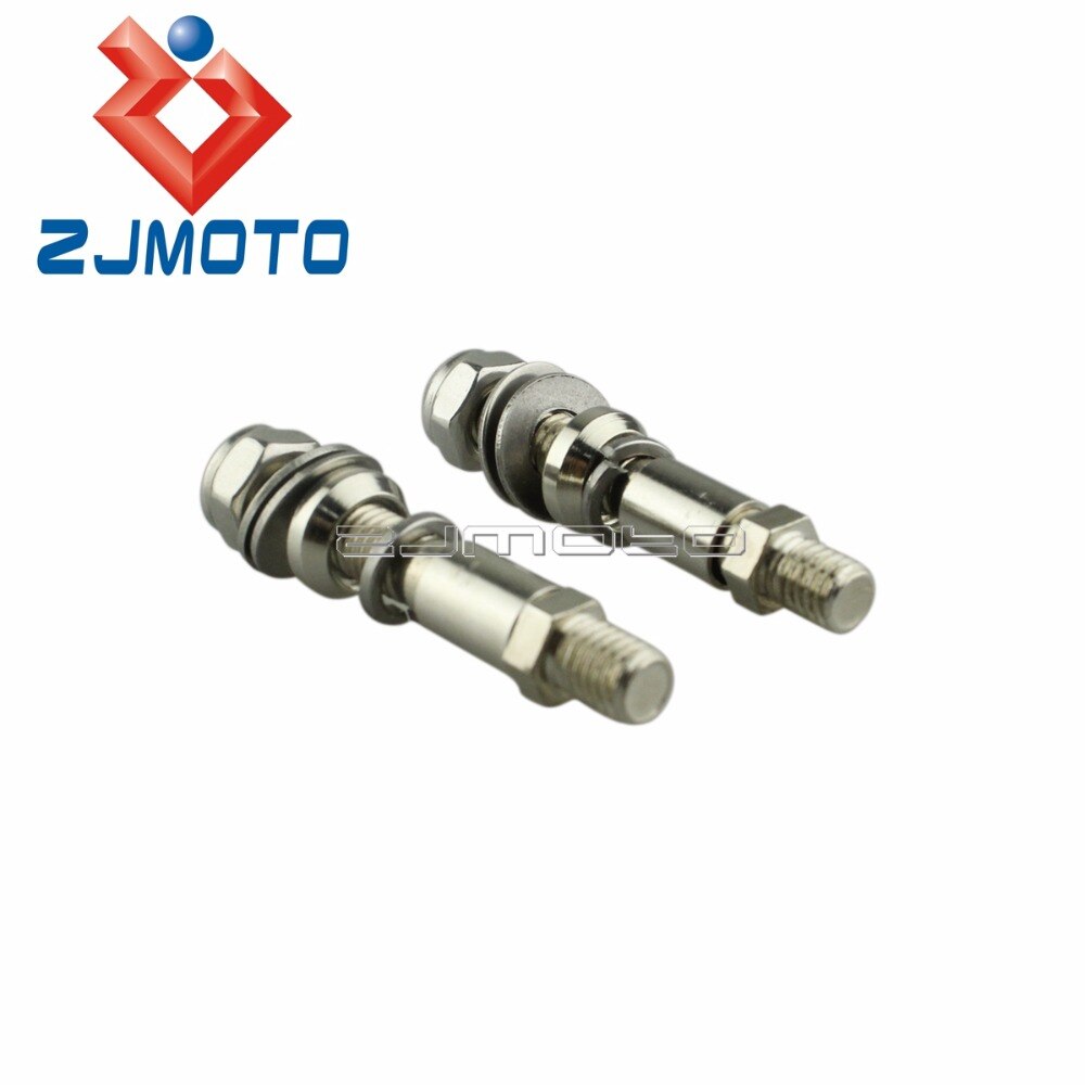 Motorcykel bakspejl skruer montering bolte adapter til harley sportster touring sidespejle 8mm montering bolt