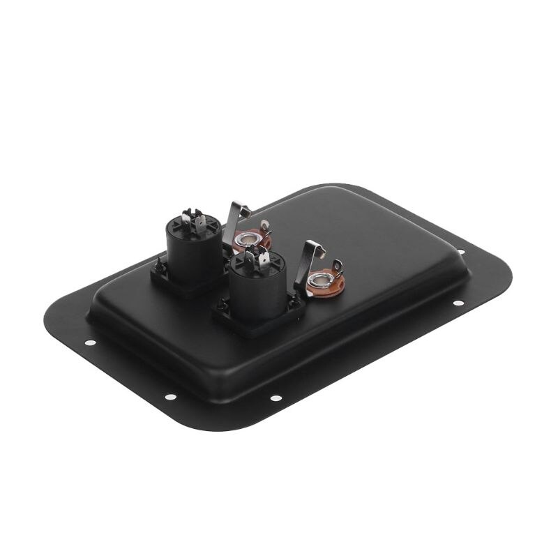 Junction Box 4-Core Socket Jack Plate Terminal Binding Post Dual Speakon Input PA DJ Speaker Cabinet WXTA