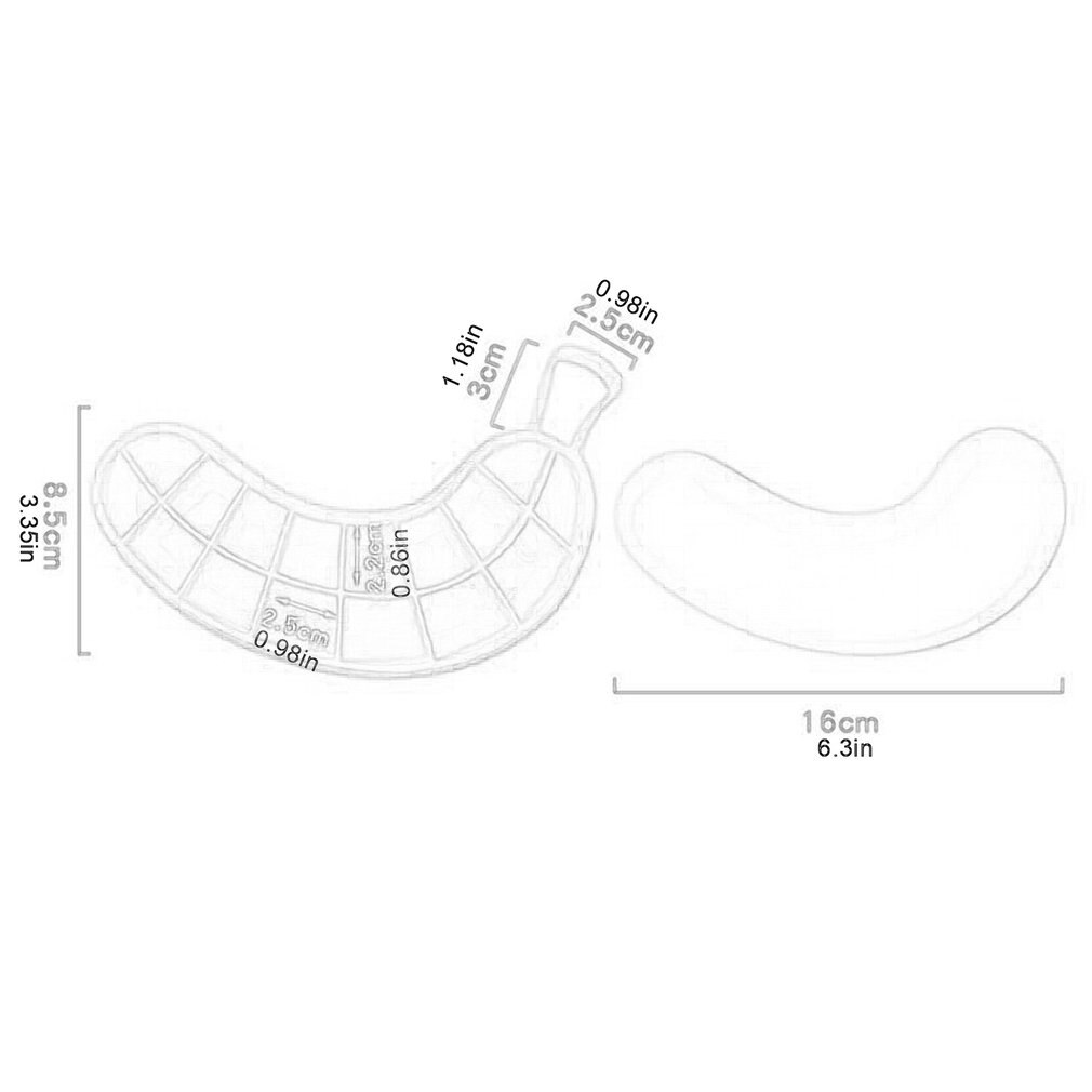 Silikone isterning form banan formet med låg is bakke skimmel budding skimmel fest bar koldt værktøj køkken gadget