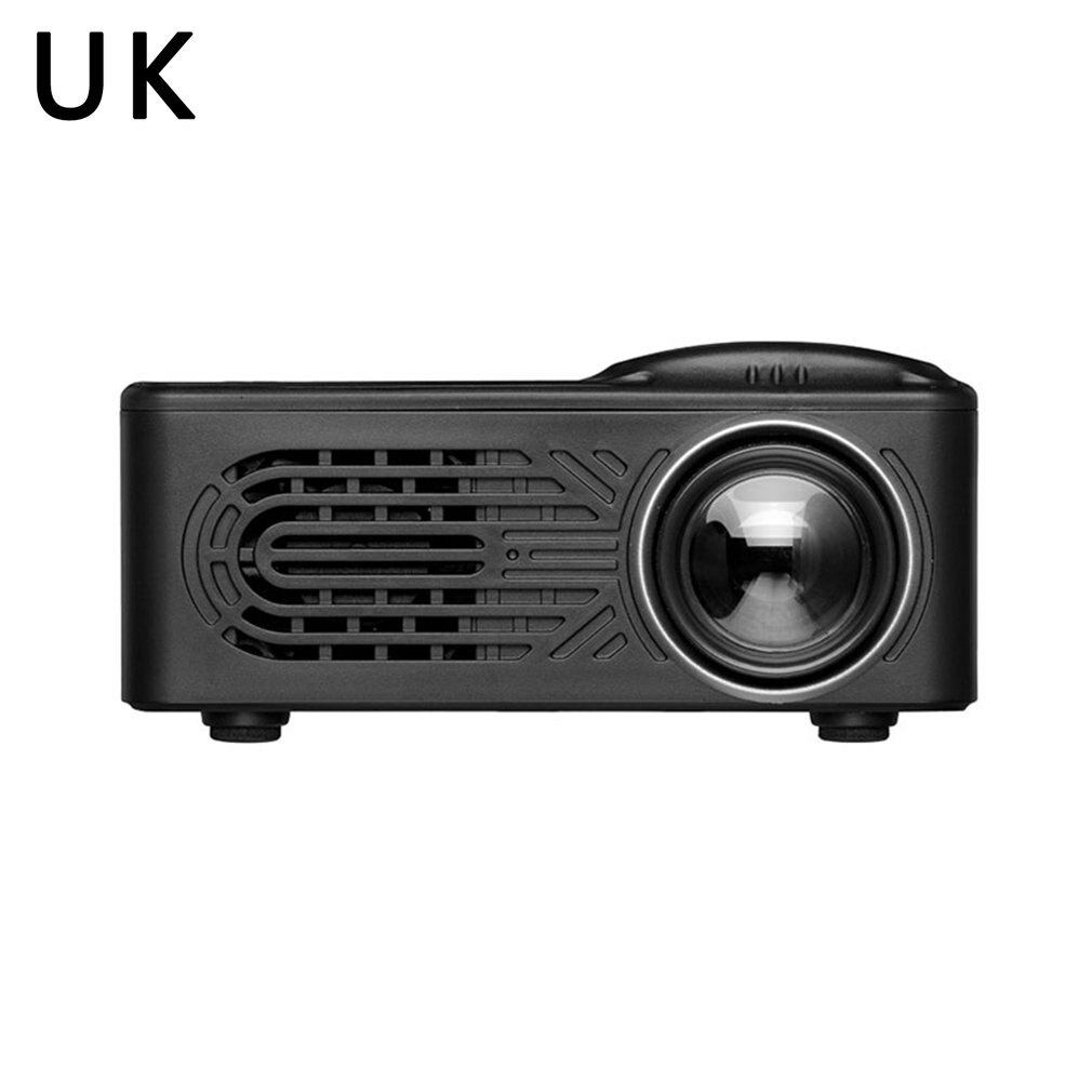 Date 814 maison Mini projecteur Mini Portable divertissement à domicile projecteur Compact sortie d'air 1080P Home cinéma: UK