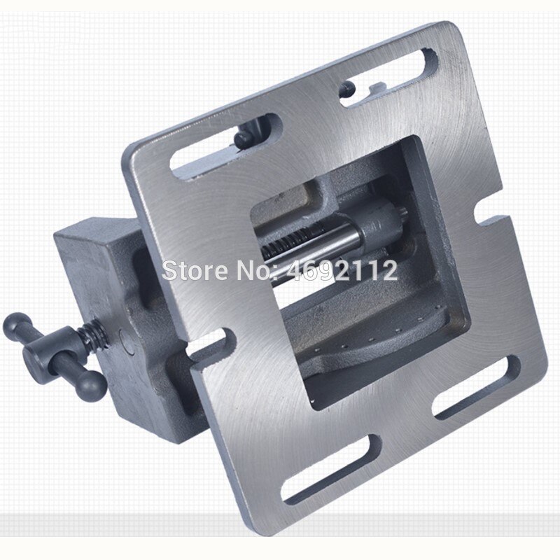 Tilting guide bar angle clamp, drill bench drill with 90 degree angle small vise 3 inches.