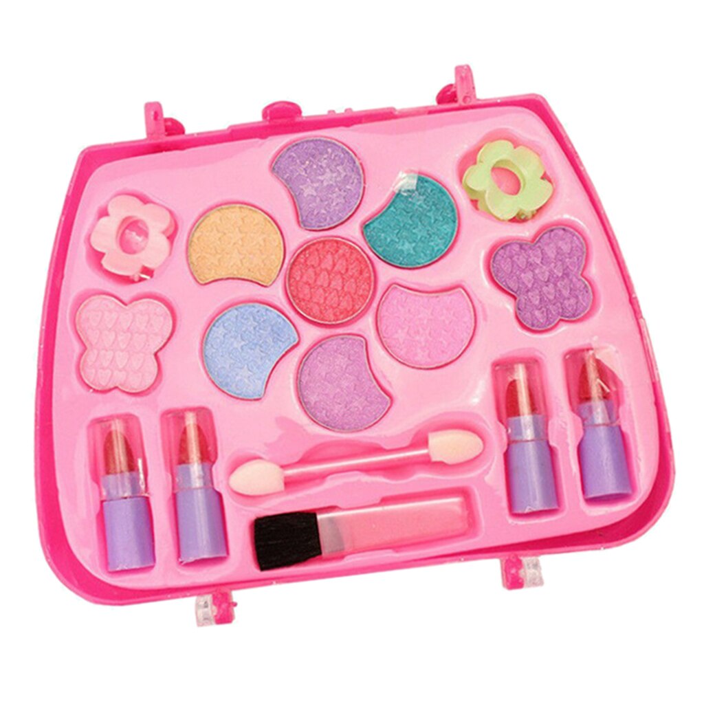 2Pcs Kid Princess Pretend Play Box Little Girls Beauty Set Cool Birthday