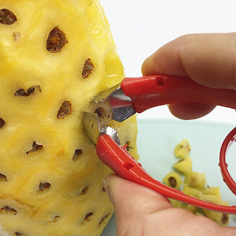 1 PCS KECTTIO Rvs Ananas Snijmachines Draagbare Mes Cutter Voor Groente en Fruit Keuken Peelers
